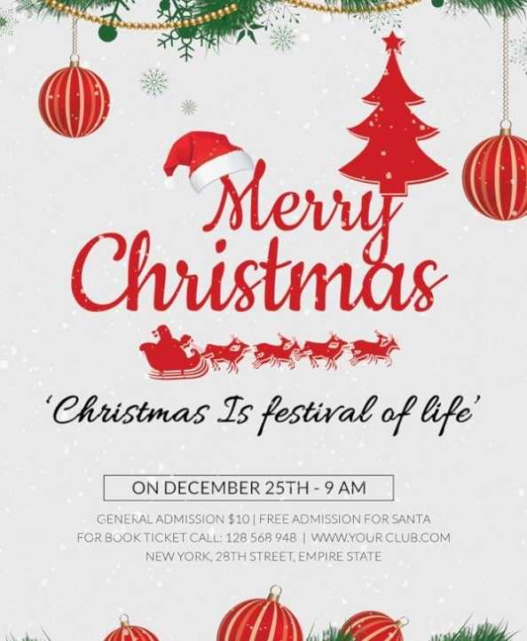 Free 40+ Christmas Flyers In Psd | Eps | Ai | Indesign | Pages | Ms ...