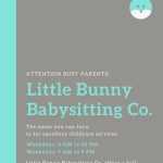 Free Custom Printable Babysitting Flyer Templates | Canva Regarding Babysitting Flyer Free Template