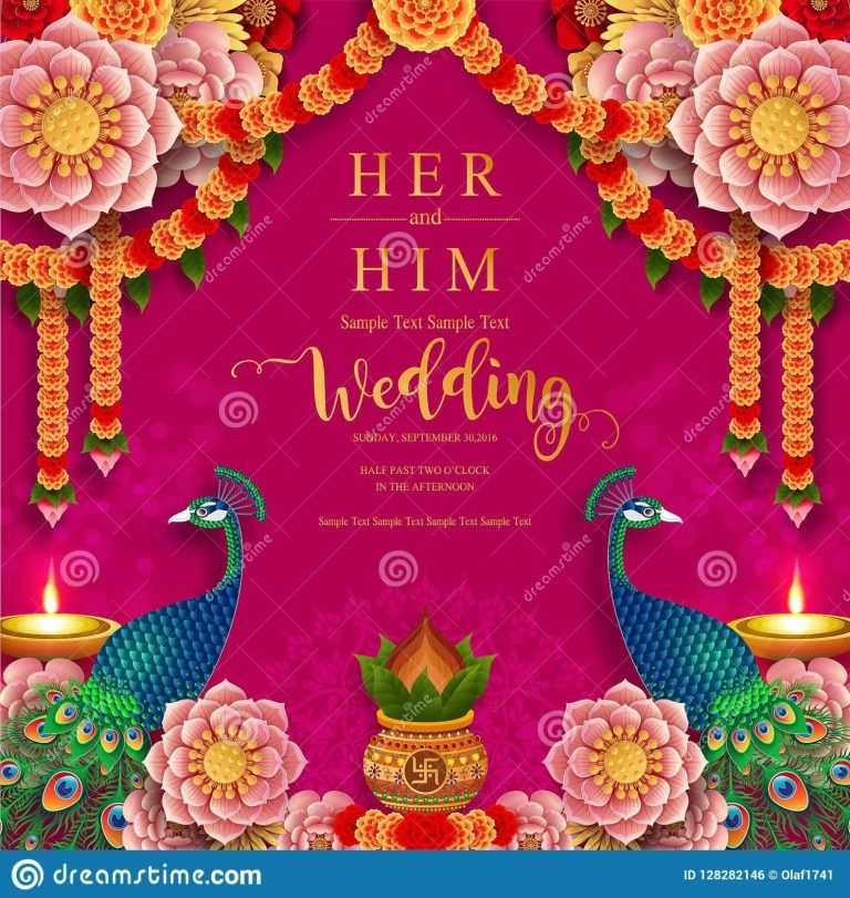 Indian Wedding Invitation Carddian Wedding Invitation Card Templates