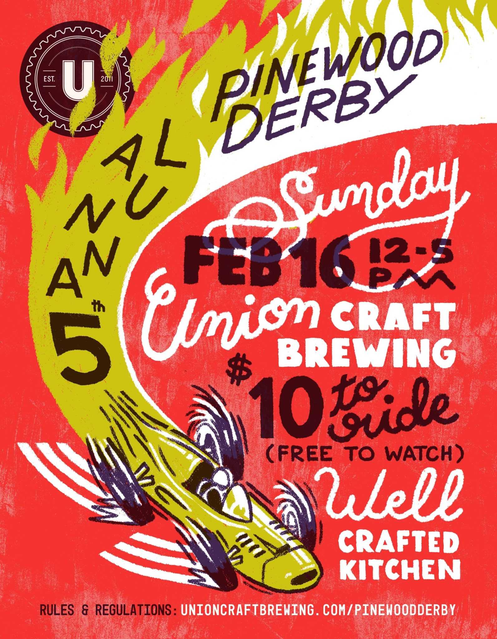 Pinewood Derby Flyer Template