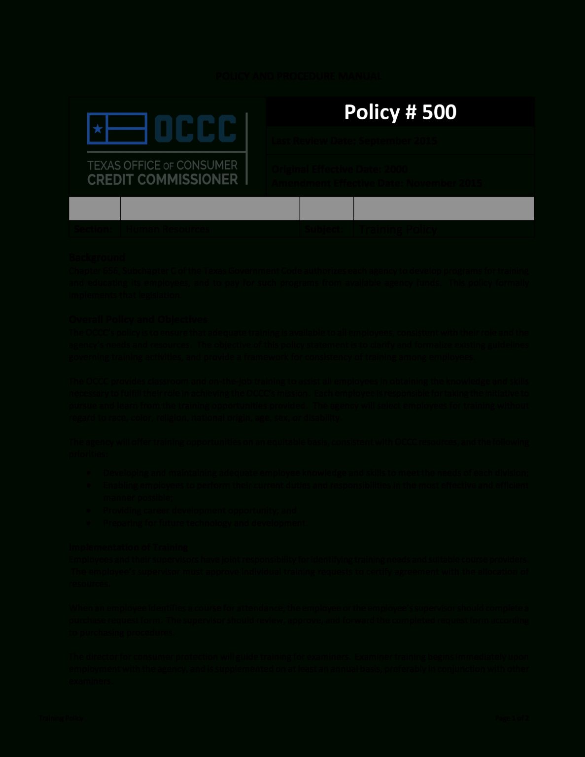 Small Business Policy And Procedures Manual Template – Midi-box.com