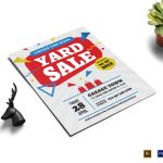 Yard Sale Premium Flyer Design Template In Word, Psd, Illustrator, Publisher For Garage Sale Flyer Template Word